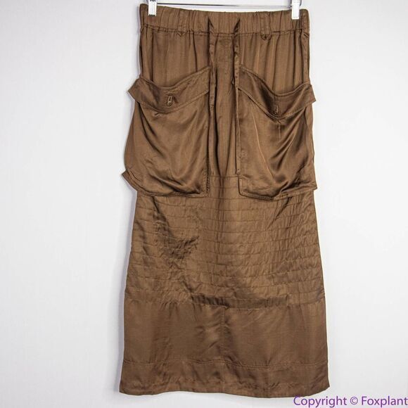 New Nicholas K x Free People Camel Brown Utility Field Skirt, XS - Picture 2 of 16